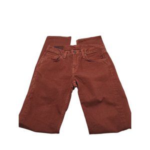 J Brand Mens Rust coloered Jeans Kane Slim Straight Leg